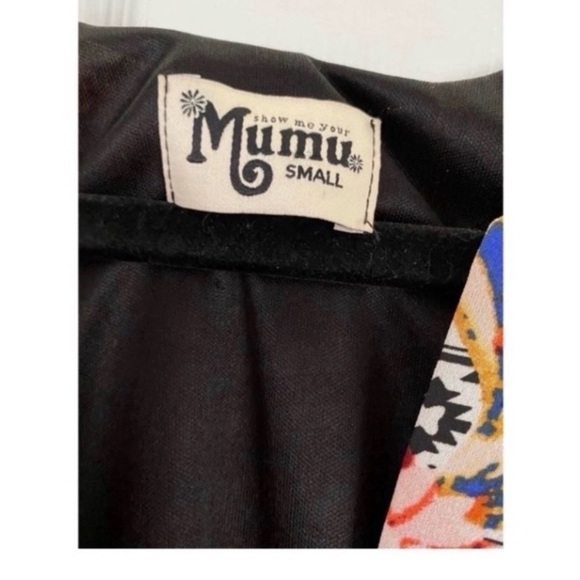 SHOW ME YOUR MUMU Tribal Floral Boho Mini Dress - Picture 6 of 8